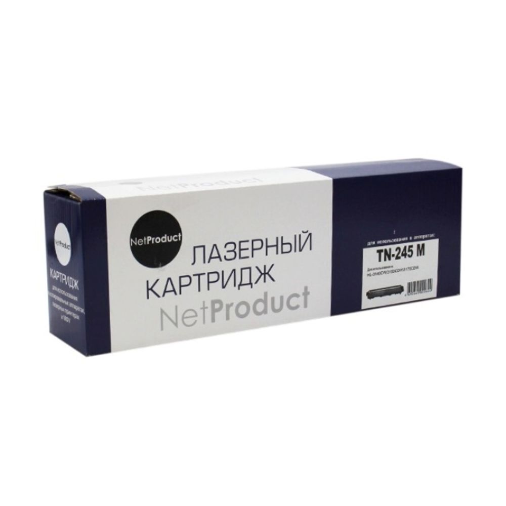 Тонер-картридж NetProduct (N-TN-245M) для Brother HL-3140CW/3150CDW/3170CDW, Magenta, 2,2K