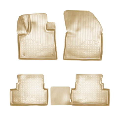 Ковры в салон Norplast/Unidec для Opel Grandland X (2017-)Полиуретан,Бежевый, арт.NPA11-C64-320-B