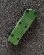 Автоматический складной нож SteelBro Microtech Mini Troodon Black Tanto 240-1OD (зеленый) фронталка/выкидуха