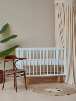 Кровать детская 120*60 MOWBaby "LILLA" (арт.771) маятник Cloud