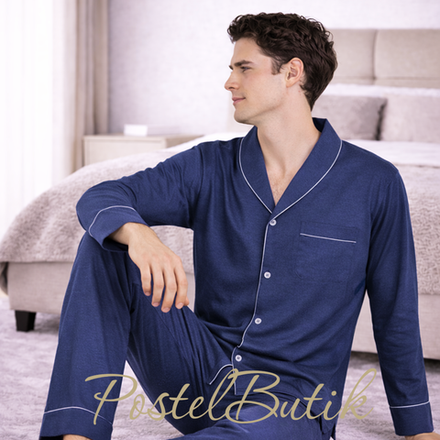 Пижама мужская Zimmerli Heritage in Blue 4600.75014-440