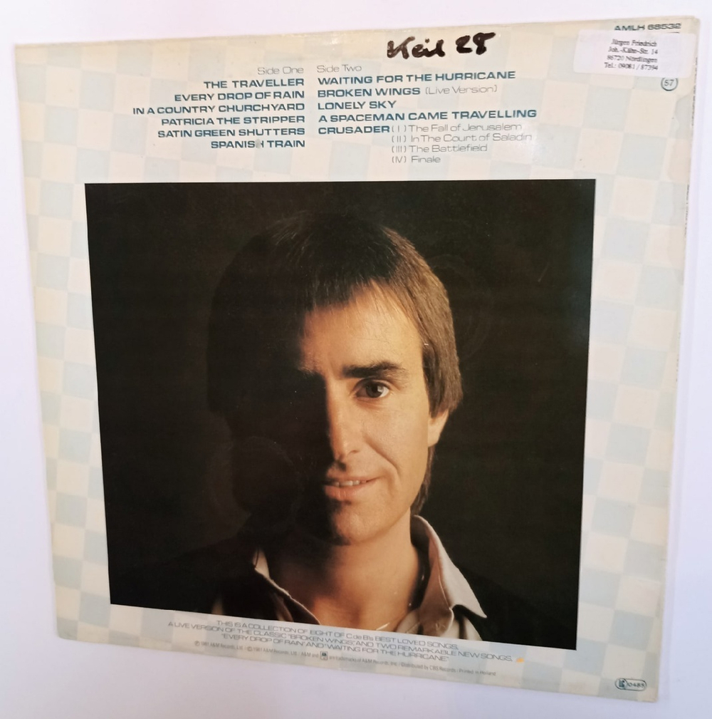 Chris de Burgh Best Moves (Europe 1981)