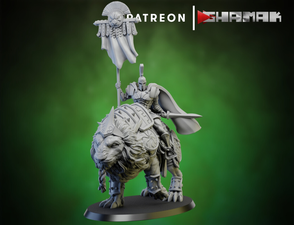 Grand Alliance Order Stormcast Eternal Vanguard-Palladors Воитель на боевом звере №8 миниатюра для dnd, днд, pathfinder, фентези, Настольная игра, НРИ, Варгейм, РПГ