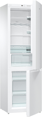 Отдельностоящий двухкамерный холодильник Gorenje NRK6191GHW4