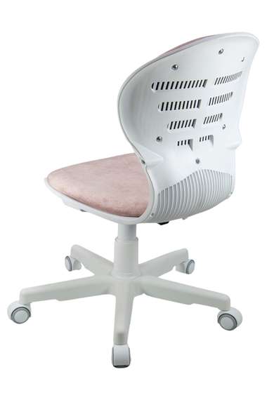 Кресло 1139 FW PL White велюр Bliss 08 розовый