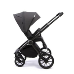 Коляска детская Peppy Monaco 2 в 1 GP Antrazit (графитовый), рама графит, шлифованный алюминий