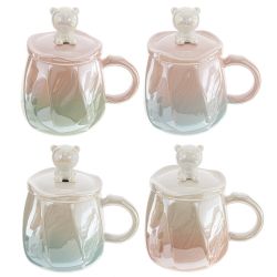 GAEM Кружка с крышкой, 400 мл, L8 W8 H9 см, 4в.