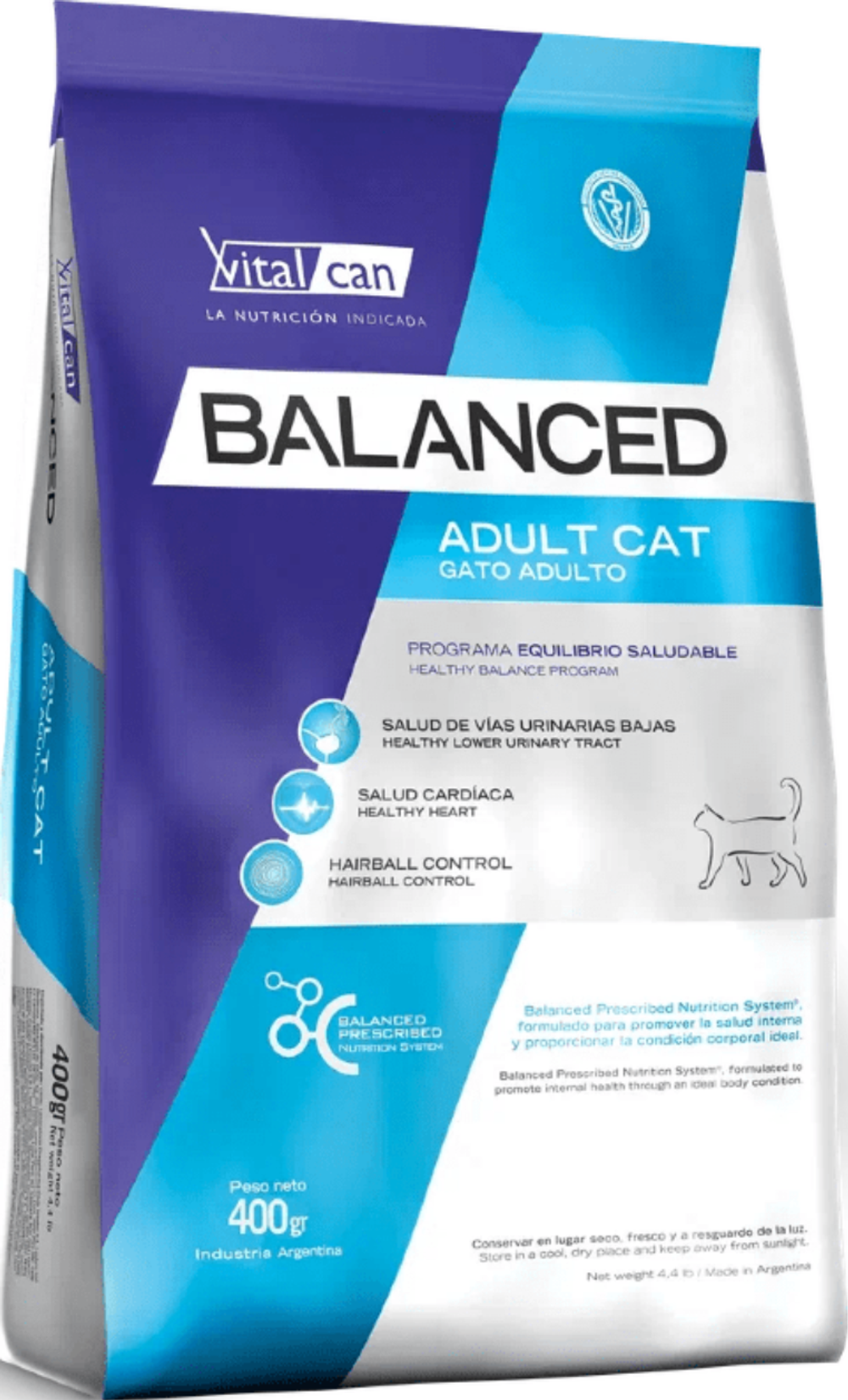 Balanced 400г. Cat Adult для взрослых кошек с Курицей