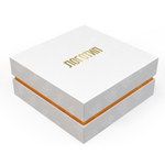 Остроугольный картонный футляр с прослойкой для украшений