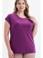 Блузка футболка фиолетовая
