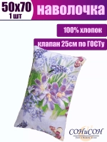 Наволочка 50х70 100% хлопок / 50 70/ 50*70/ 50 на 70
