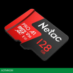 Карта памяти Netac MicroSD P500 Extreme Pro 128GB (NT02P500PRO-128G-S)