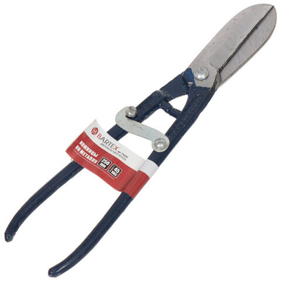 Ножницы по металлу с фиксатором, пряморежущие, 250 мм, Bartex, шт