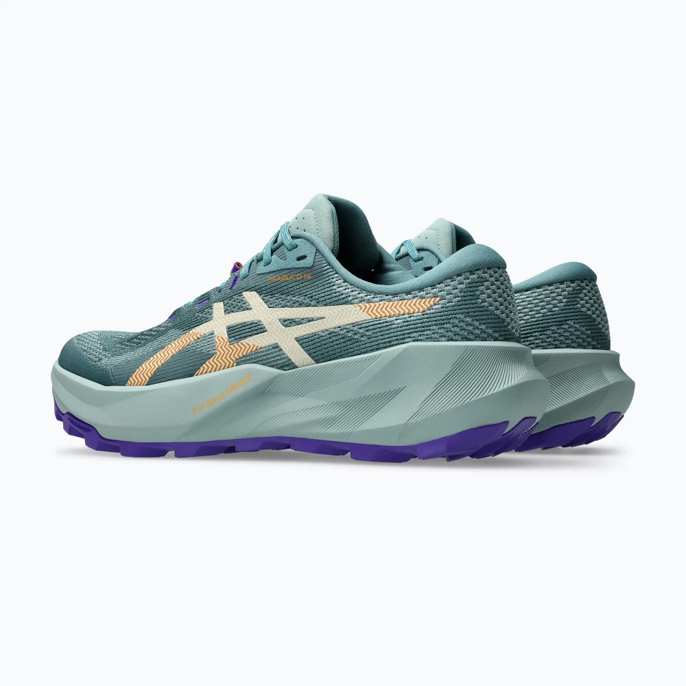 Женские Кроссовки для бега ASICS Trabuco 14 foggy teal/radiant amethyst
