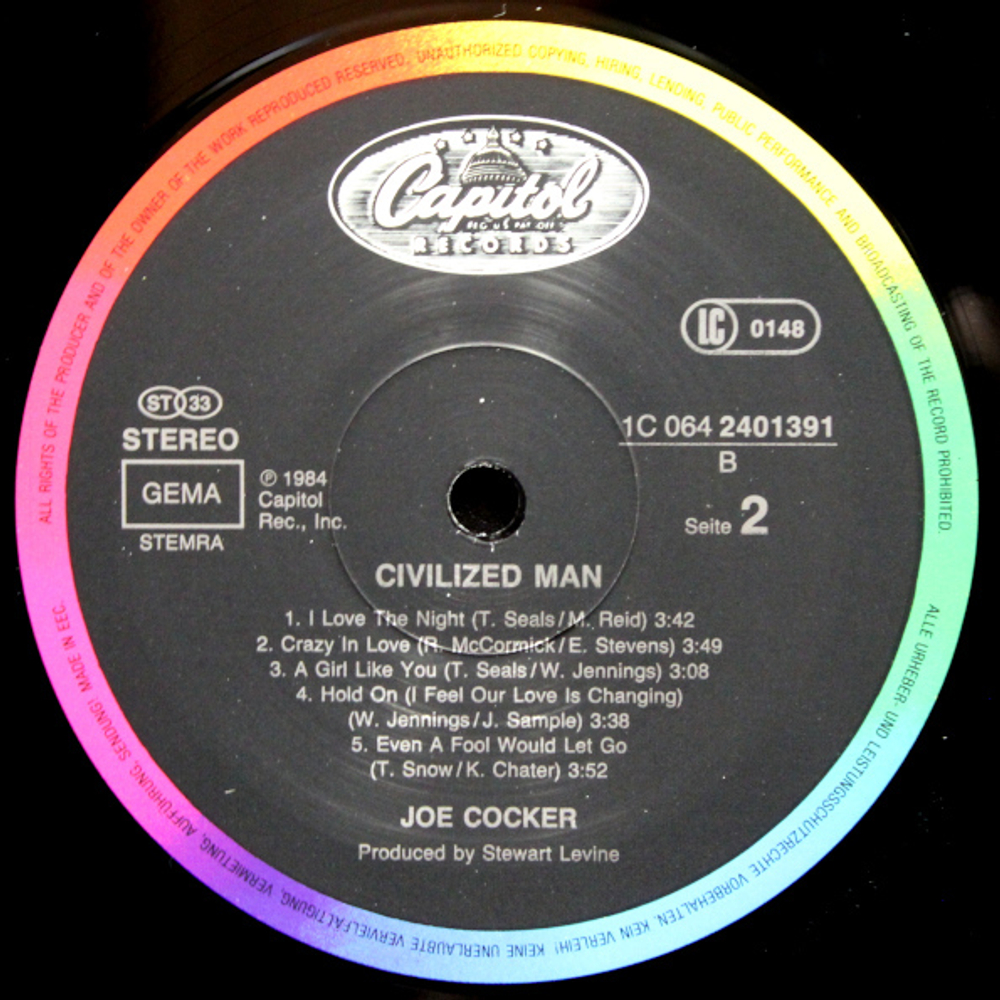 Joe Cocker / Civilized Man (LP)