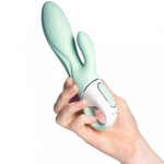Вибратор-кролик Satisfyer Air Pump Bunny 5+, мятный