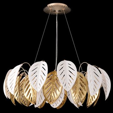 Подвесная люстра 8*Е14 RAMONA SP8 золото Crystal Lux