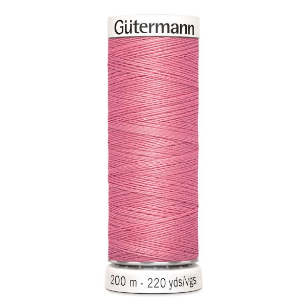 Нитки универсальные Gutermann Sew-all 100 (200 метров), 5 кат. | 889 нежно-розовый