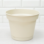 Горшок цветочный Mint 5л d240мм, светло-бежевый