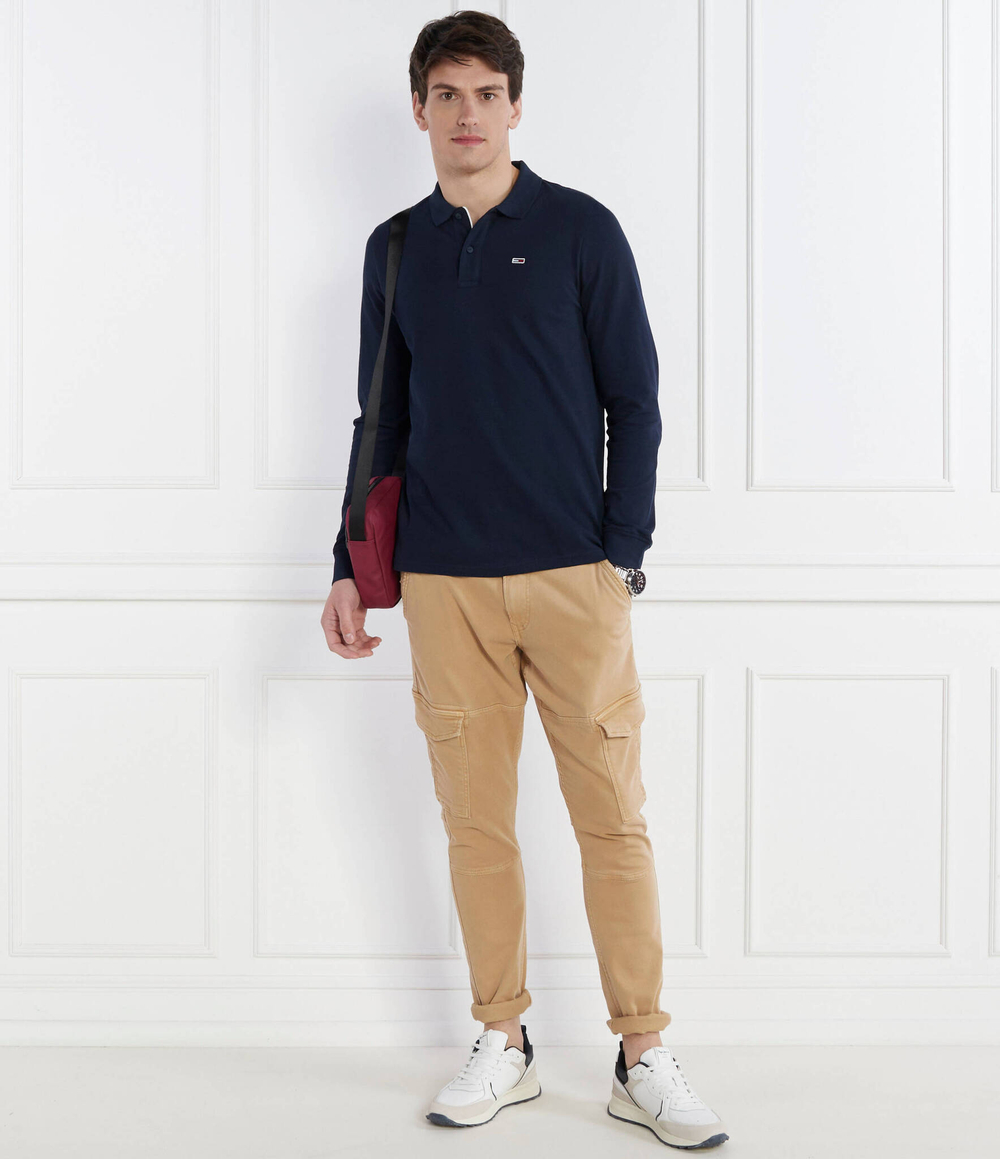 Поло Tommy Jeans - темно-синий(DM0DM18309)