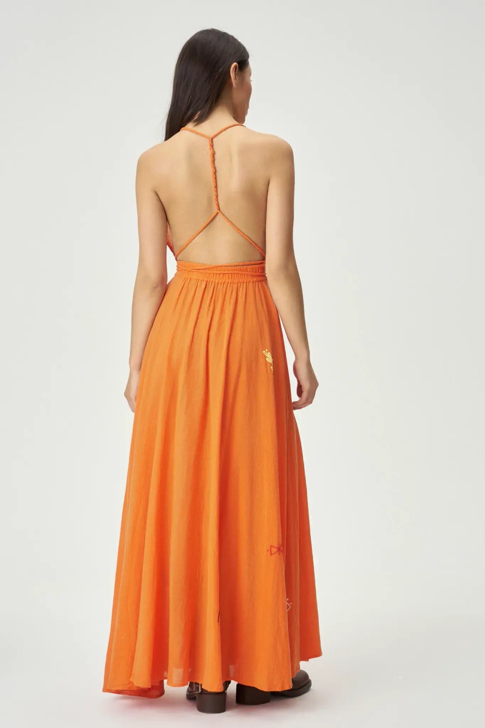 Платье-трансформер Миконос оранжевое