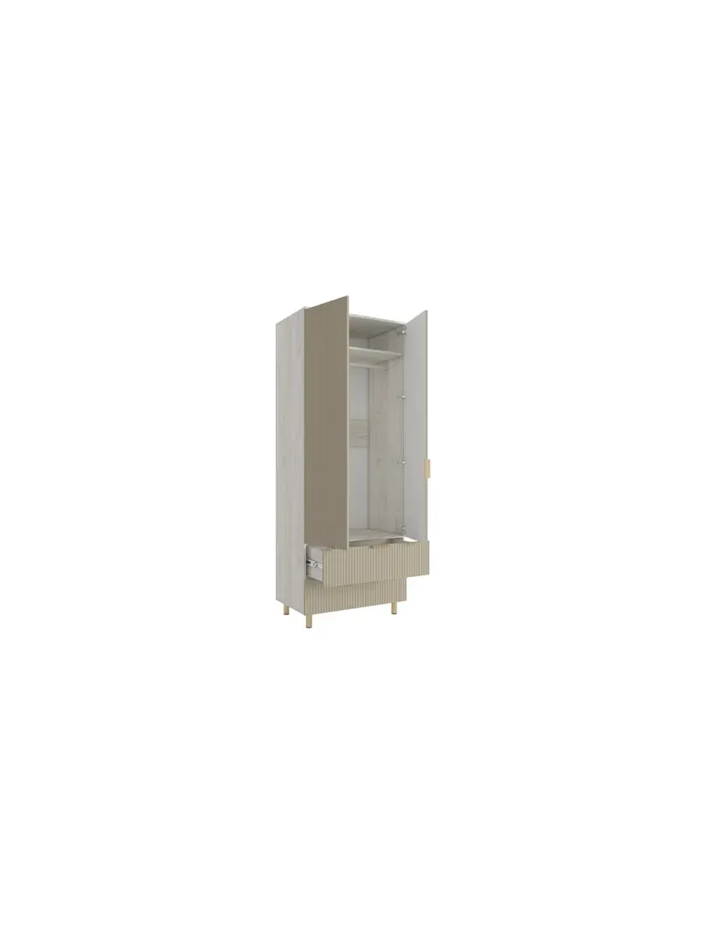 Шкаф распашной 80х50х210 с ящиками Birmingham 12