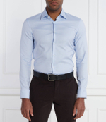 Рубашка Boss x Porsche H-HANK-kent-C1_PS BOSS BLACK - голубой(50509155)