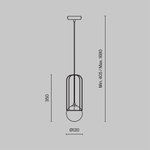 Подвесной светильник Maytoni P361PL-01G