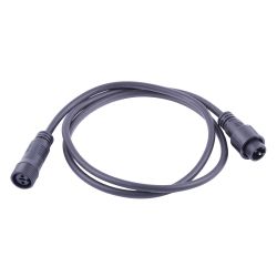 UCX-F90 E-1M-BK Удлинитель для гирлянд серии F90PRO. 1м. Статика-мерцание. IP67. Черный. TM Uniel