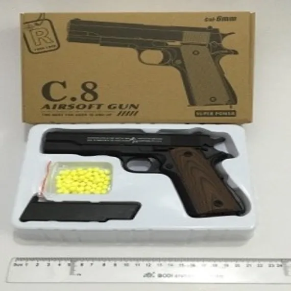 Пистолет AirSoft металл C8