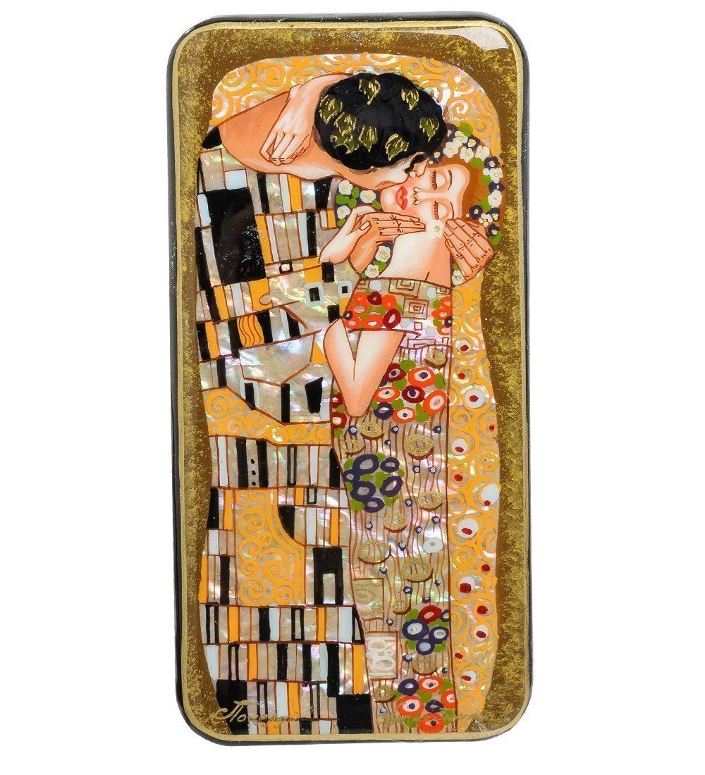 Народные промыслы ШК-55/ 75 Шкатулка «Поцелуй» исп. Земина