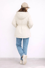 Парка демисезонная для девочки "HN-8" ваниль