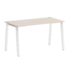 Home Office Стол письменный VR.SP-3-138.A Денвер Светлый/Металл Белый 1380*720*750