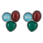 Серьги Possebon Azul, Q.Verde, Vermelho A0292.20.17.6 S