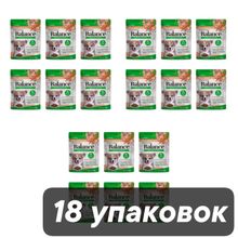 Корм влажный для щенков Balance Filhotes Курица 85 г x 18 шт