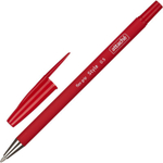 Ручка шариковая Attache "Style" красная, 0,5мм, прорезиненный корпус