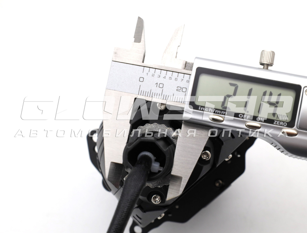 Билед модули Aozoom A15 24 вольта, 3.0 дюйма, 2 чипа, 5500K, 24V, 58W/65W, крепление 3R и съемное гаечное (комплект, 2шт)