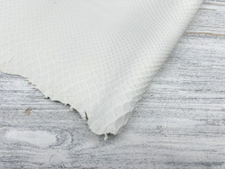 Praga Matt Snow (0,8-1,0 мм), натуральная кожа питона