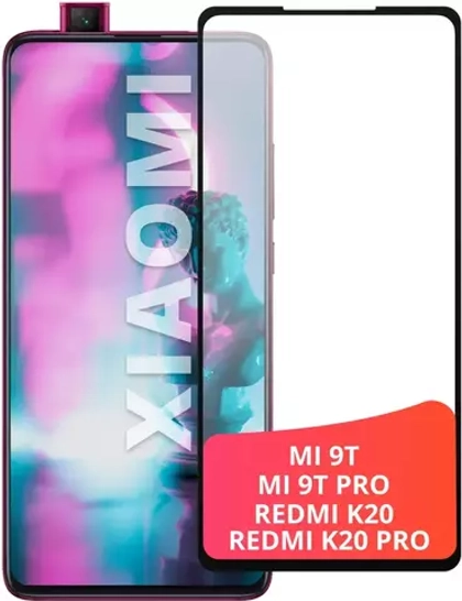 Защитное стекло Xiaomi Мi9T/ Mi9T PRO/ K20/K20 Pro(6.39) 5D Black Zibelino