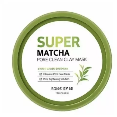 Some By Mi Маска очищающая глиняная с чаем матча - Super matcha pore clean clay mask, 100мл