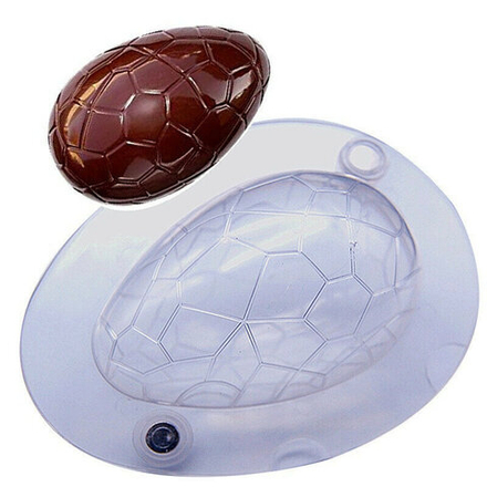 Форма 3D Яйцо 10см, поликарбонат 1/150шт (Китай)