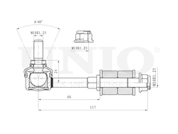 Стойка стабилизатора задняя UNIO SSP-50060