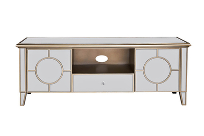 KFG041 Тумба под телевизор зеркальная 150*45*46см