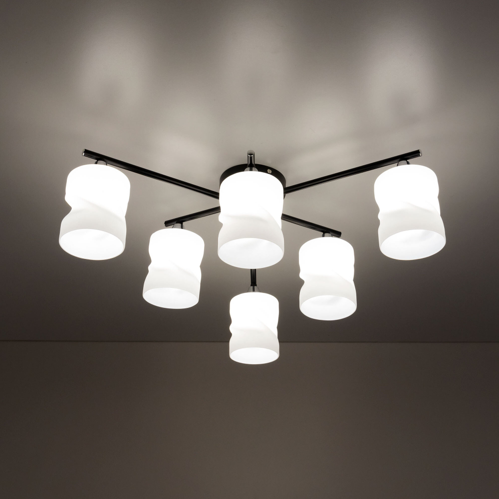 Citilux Нильс CL132165 Люстра потолочная Чёрная