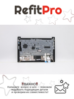 Верхняя панель с клавиатурой (топкейс) для ноутбука Lenovo ThinkPad E14 Gen 2 20T6,20T7 раскладка - русская, без подсветки, с фингерпринтом, черный (5M10Z27309), оригинал