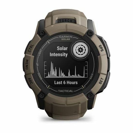 Смарт-часы Garmin Instinct 2X Solar - Tactical Edition, Coyote Tan 010-02805-02