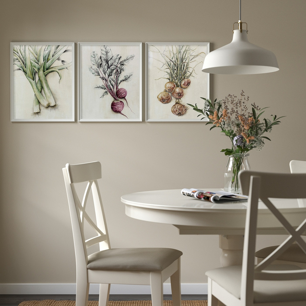 IKEA BILD  (ИКЕА БИЛД)  -  Плакат, Деревенские овощи, 40x50 см