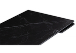 Керамический стол Woodville Блэкберн 140(200)х80 черный мрамор shakespeare black, черный
