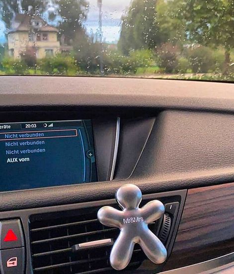 Ароматизатор для автомобиля NIKI Свежий воздух (серебристый металлик), Mr&Mrs Fragrance