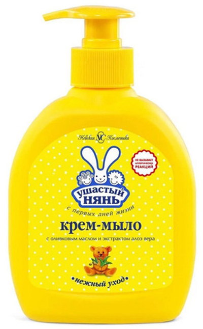 Ушастый нянь Жидкое крем-мыло с экс.Алоэ 300мл.